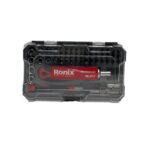سری پیچ گوشتی جغجغه‌ای ساعتی و سری بکس RH-2717 رونیکس مجموعه 55 عددی - تصویر 5
