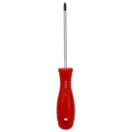 پیچ گوشتی چهارسو رونیکس مدل RH-2834 سایز 3x75 میلی‌متر با دسته قرمز ارگونومیک