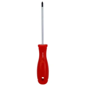 پیچ گوشتی چهارسو رونیکس مدل RH-2834 سایز 3x75 میلی‌متر با دسته قرمز ارگونومیک